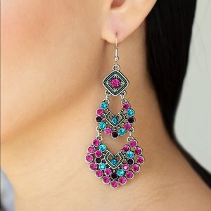 All For The GLAM - Multi Chandelier Earrings